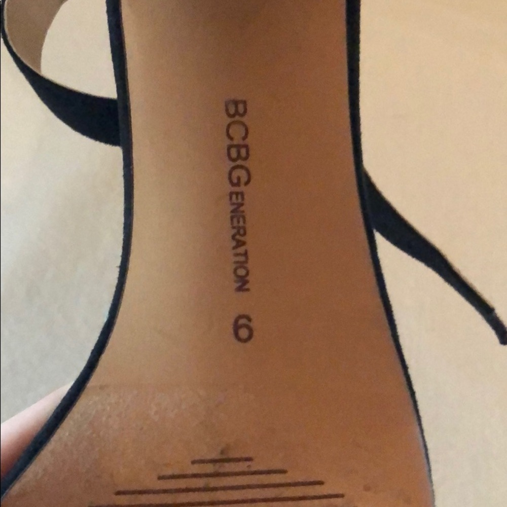BCBGeneration Black Suede Heels - Picture 4 of 4